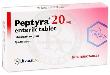 PEPTYRA 20 MG ENTERIK таблетки (28 таблетки)