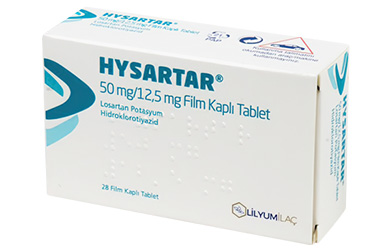 HYSARTAR 50 MG/12,5 MG 28 таблетки покрытые оболочкой