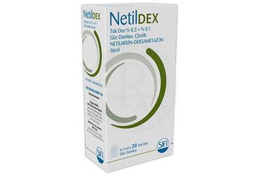 NETILDEX TEK DOZ %0,3+%0,1 глазные капли, COZELTI (0,3 ML x 20 ADET)