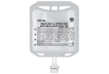 SIMAFLEKS %3 HIPERTONIK SODYUM KLORUR COZELTISI 150 ML (SETSIZ)