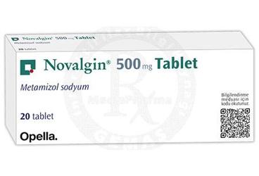 NOVALGIN 500 MG таблетки (20 таблетки)