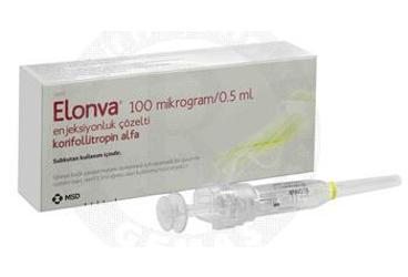 ELONVA 100 MCG/0,5 ML 1 раствор для инъекций