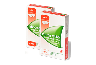 NICORETTE FRESHFRUIT 2 MG 30 MEYVELI SAKIZ