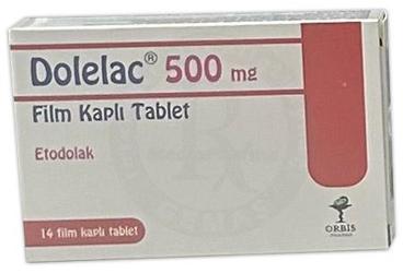 DOLELAC 500 MG таблетки покрытые оболочкой (14 таблетки)
