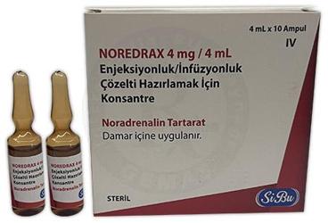 NOREDRAX 4MG/4ML ENJEKSIYONLUK/раствор для инфузий HAZIRLAMAK ICIN KONSANTRE