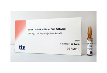 TURKTIPSAN METAMIZOL SODYUM 1000 MG/2 ML IM/IV раствор для инъекций (10 ампулы)
