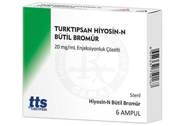 TURKTIPSAN HIYOSIN-N BUTIL BROMUR 20 MG/ML раствор для инъекций (6 ампулы)