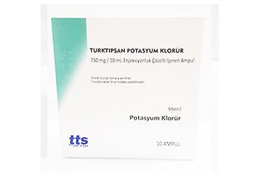 TURKTIPSAN POTASYUM KLORUR 750 MG / 10 ML раствор для инъекций ICEREN ампулы (10 ампулы)