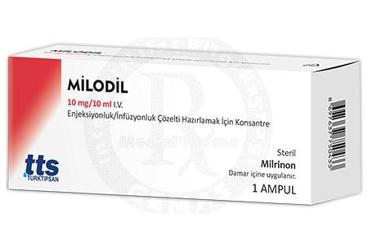 MILODIL 10 MG/10 ML I.V. ENJEKSIYONLUK/раствор для инфузий HAZIRLAMAK ICIN KONSANTRE