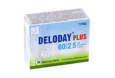 DELODAY Plus 60 MG /2,5 MG шипучие таблетки