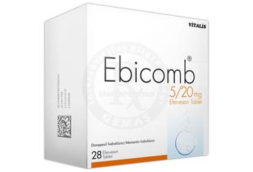 EBICOMB 5 MG / 20 MG 28 шипучие таблетки