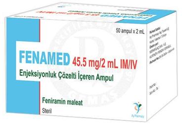 FENAMED 45,5 MG/2 ML IM/IV ENJ. COZ. ICEREN 50 ампулы