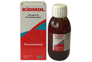 KIDMOL 120 MG/5 ML суспензия для приёма внутрь (150 ML SISE)