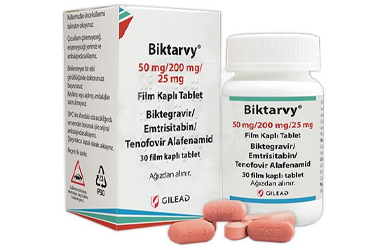 BIKTARVY 50 MG/200 MG/25 MG таблетки покрытые оболочкой (30 таблетки)