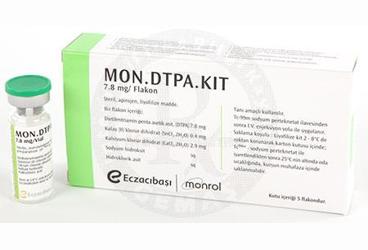 MON.DTPA KIT 35 MG IV ENJEKSIYON ICIN лиофилизированный порошок ICEREN флакон (5 флакон)