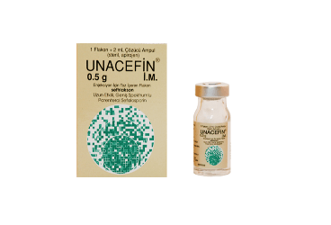 UNACEFIN 0,5 GR IM ENJ. ICIN порошок ICEREN флакон (3 флакон + 3 COZUCU ампулы)
