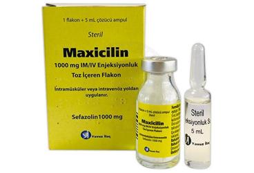 MAXICILIN 1000 MG IM/IV порошок для инъекций IÇEREN флакон