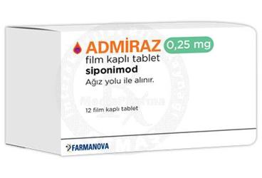 ADMIRAZ 0,25 MG таблетки покрытые оболочкой (12 таблетки)