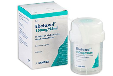 EBETAXEL 150MG/25 ML IV INF. ICIN KON.COZ.ICEREN флакон