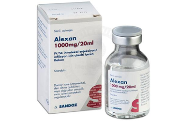 ALEXAN 1000 MG/20 ML IV/SC 1 INT. ENJ. INF. ICIN COZ. ICEREN 1 флакон