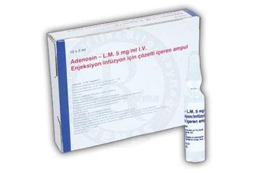 ADENOSIN-L.M. 5 MG/ML ENJ/INF. ICIN COZ. ICEREN 2 ML 10 ампулы