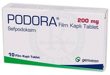 PODORA 200 MG таблетки покрытые оболочкой (10 таблетки)
