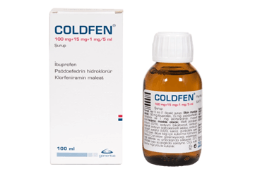 COLDFEN 100 MG+15 MG+1 MG/5 ML сироп (100 ML)