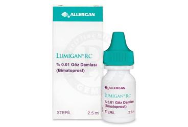 LUMIGAN RC %0,01 2,5 ML глазные капли
