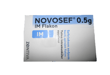 NOVOSEF 500 MG IM 1 флакон