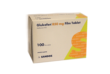 GLUKOFEN RET.850 MG 100 таблетки