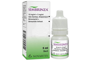 SIMBRINZA 10 MG/ML + 2 MG/ML глазные капли, суспензия (5 ML)