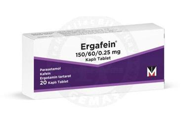 ERGAFEIN 150/60/0,25 MG KAPLI таблетки (20 DRAJE)