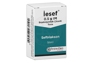 IESEF 0.5 G IM раствор для инъекций порошокU