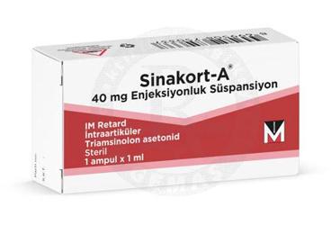 SINAKORT-A 40 MG ENJEKSIYONLUK суспензия (1 ампулы)