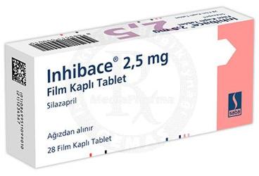 INHIBACE 2,5 MG таблетки покрытые оболочкой