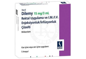DILEMY 15 MG/3 ML IM/IV ENJEKSIYONLUK/раствор для инфузий (5 ампулы)