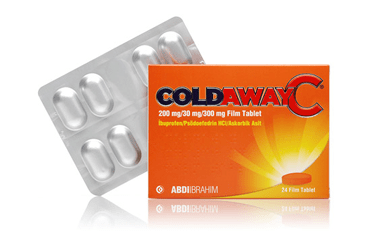 COLDAWAY C 200 MG / 30 MG / 300 MG таблетки покрытые оболочкой (24 таблетки)