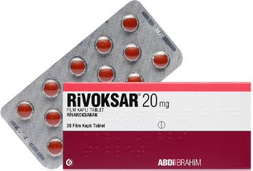 RİVOKSAR 20 MG таблетки покрытые оболочкой (28 таблетки)