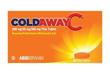 COLDAWAY C 200 MG/30 MG/300 MG таблетки покрытые оболочкой (30 таблетки)