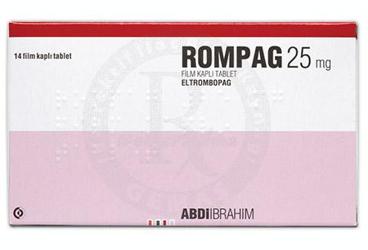 ROMPAG 25 MG таблетки покрытые оболочкой (14 таблетки)