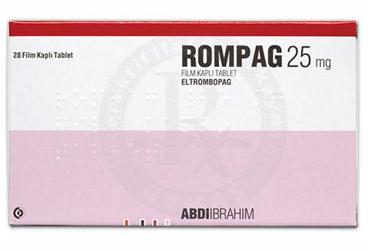 ROMPAG 25 MG таблетки покрытые оболочкой (28 таблетки)