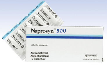 NAPROSYN 500 MG 10 SUPOZITUVAR