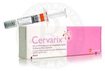 CERVARIX 0,5 ML внутримышечная инъекция İÇİN SÜSPANSİYON İÇEREN готовый к применению 1 ENJEKTÖR