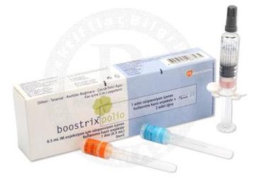 BOOSTRIX POLİO 0,5 ML внутримышечная инъекция ICIN суспензия ICEREN готовый к применению шприц-ручка