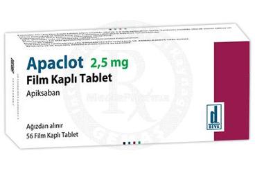 APACLOT 2,5 MG таблетки покрытые оболочкой (56 таблетки покрытые оболочкой)