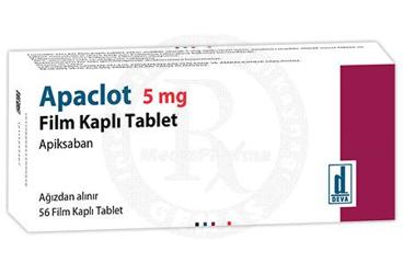 APACLOT 5 MG таблетки покрытые оболочкой (56 таблетки покрытые оболочкой)