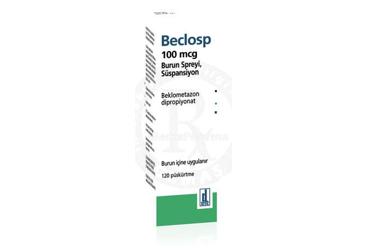 BECLOSP 100 MCG назальный спрей, SÜSPANSIYON (120 DOZ)