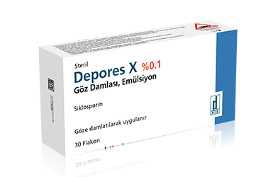 DEPORES X %0,1 глазные капли, эмульсия (30 флакон)