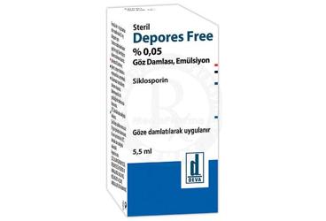 DEPORES FREE %0.05 глазные капли, эмульсия (5,5 ML)