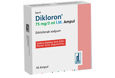 DIKLORON 75 MG/3 ML I.M. раствор для инъекций (10 ампулы)